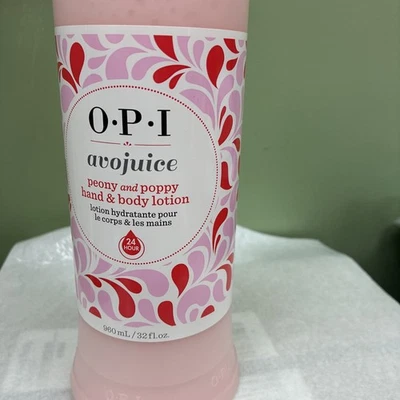 OPI avojuice - Peonía y amapola - Loción para manos/cuerpo - 32 fl oz. / 960 ml Foto 1 de 2