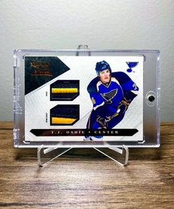 TJ Oshie Duel Patch /20 Game Used 2010-11 Panini Luxury Suite Hockey - Picture 1 of 2