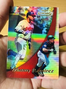MANNY RAMIREZ CLEVELAND INDIANER 2000 TOPPS GOLD ETIKETT KLASSE 3 BASEBALLKARTE #87 - Bild 1 von 2