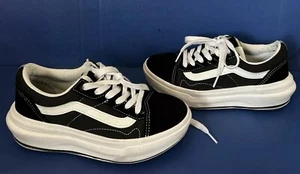 Vans Old Skool Overt Black White Comfycush Size 5 Men / Women’s 6.5 Unisex Used - Picture 1 of 16