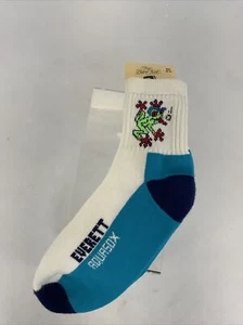 Calcetines de béisbol Bare Feet Everett Aqua Sox talla menor, 10-13 tobillo - Imagen 1 de 4