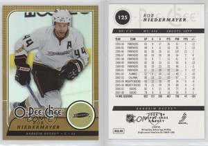 2008-09 O-Pee-Chee Rainbow Foil Rob Niedermayer #125