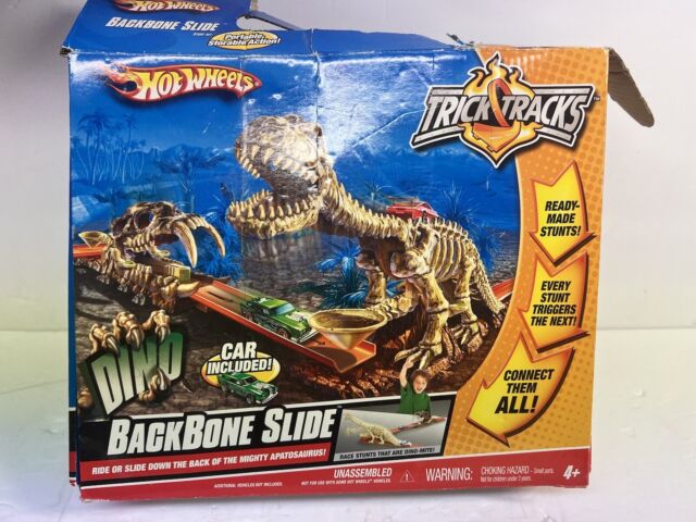 2008 Hot Wheels Dino Backbone Slide Playset -Brand New Sealed