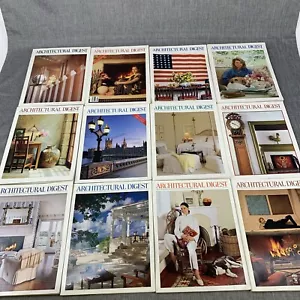 12 1988 & 1990s Architectural Digest AD Magazine Interior Design Vintage 90s Lot - Picture 1 of 13