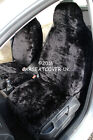 For Mercedes SLK (2008-11) Panther Black Faux Fur Car Seat Covers - 2 x Fronts