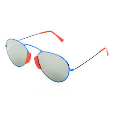 Sunglasses Lgr Unisex AGADIR-BLUE-08 Manufactured A Mano IN Italia-Categoria 2