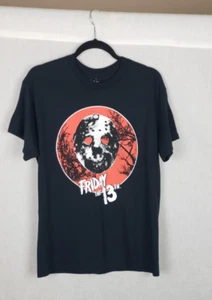 Maglietta Jason Voorhees Maschera Venerdì 13 Film Cult Horror M Nera Halloween - Foto 1 di 4