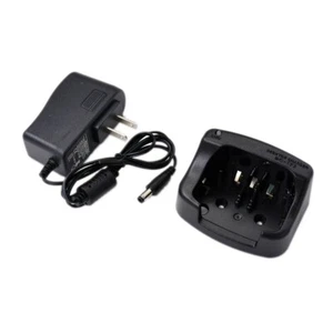 BC173 Desktop Charger Tray & AC Plug Adapter for Icom IC M31 M32 M33 M36 BP224 - Picture 1 of 12