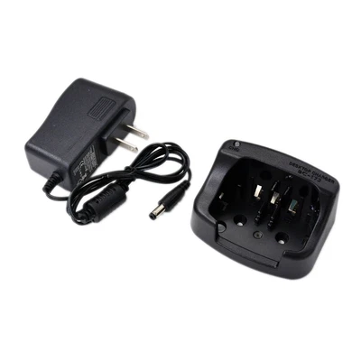 BC173 Desktop Charger Tray & AC Plug Adapter for Icom IC M31 M32 M33 M36 BP224 - Image 1 of 4