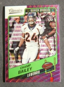 2021 Classics Premium Edition Purple Timeless Tributes /50 Champ Bailey - Picture 1 of 2