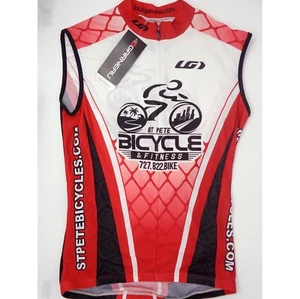 LG Garneau ärmelloses Radtrikot Herren - rot\schwarz - X-Small - Markenware - Bild 1 von 2