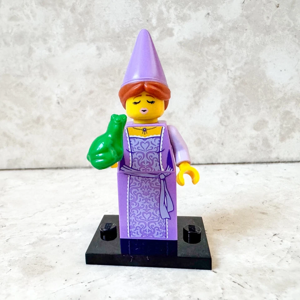 LEGO col181 col12-3 Fairytale Princess Principessa Ranocchio Minifigure Serie 12 - Immagine 1 di 1