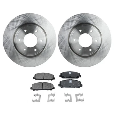 Front Brake Disc Rotors and Pads Kit For 2008-2015 and 2017-2022 Nissan Titan - Image 1 of 4