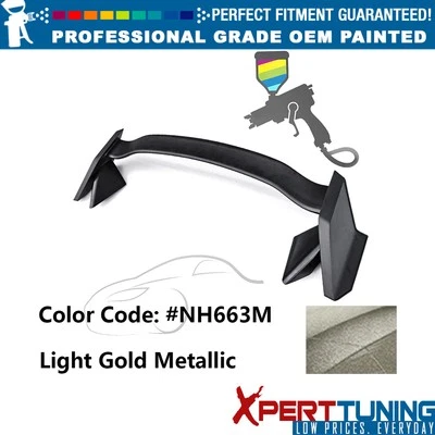 Fits 06-11 Civic 8th Gen Sedan #NH663M Light Gold Metallic Type R Rear Spoiler Foto 1 de 4