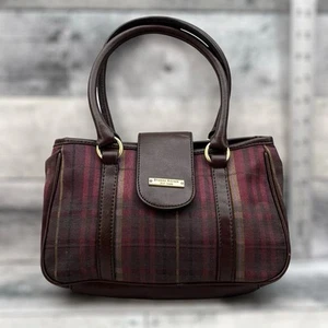 Etienne Aigner South Hampton Plaid Leather Collection Purse 2195 - Picture 1 of 8