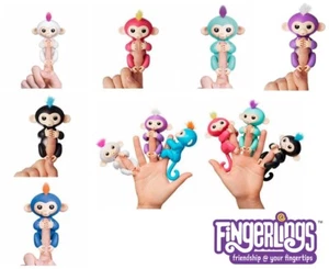 WOWWEE Interaktive Finger Affe Lings 100% Authentisch mit Gratis Geschenk Aufkleber - Bild 1 von 7