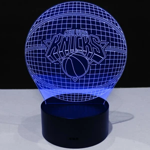 Lámpara de luz New York Knicks Derrick Rose Julius Randle regalo coleccionable recuerdo  - Imagen 1 de 11