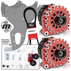 Mechman D201RD Dual Bracket Red Alternator 99-04 GM Trucks W/4.8, 5.3, & 6.0L - Picture 1 of 6