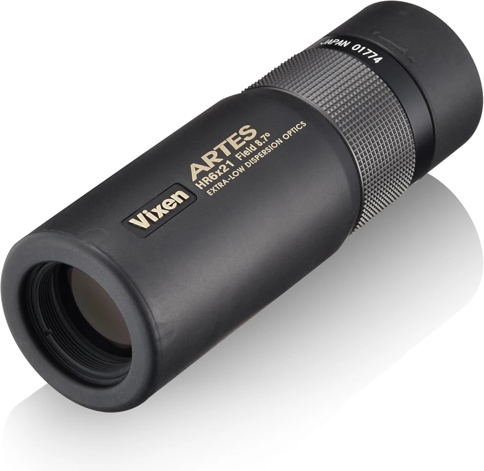 Vixen Artes Monocle 11485-6 HR6×21 Black 6x ED lens Phase coat Bird watching - Image 1 of 1