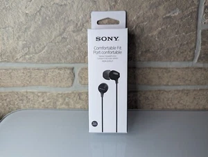 Sony MDR-EX15LP Fashion Color EX Series In-Ear Earbud Headphones Black - Picture 1 of 2