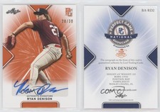 2021 Leaf Perfect Game National Showcase Orange /30 Ryan Denison #BA-RD2 Auto