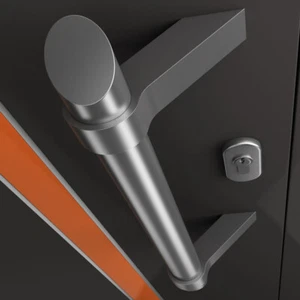 Genuine stainless steel rod handle series 104.MA front door handle bump door handle matte - Picture 1 of 25