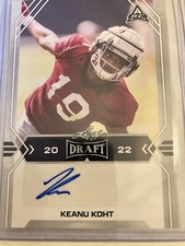 2022 Leaf Draft Autographs Keanu Koht #BA-KK2 RC Auto Alabama Crimson Tide