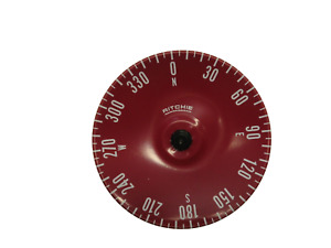 Ritchie Brand Navigator BN202 Compass Bulk Head Red Dial Assembly NV-0016ASY