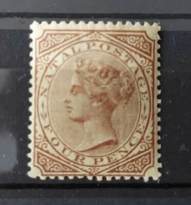 NATAL : 1874 -1878 Queen Victoria - Inscription: "NATAL POSTAGE" NEUF* BE(NAT2) - Photo 1/2