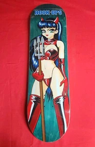 Hook-Ups Anime Devil Satan Girl Skateboard Deck - Picture 1 of 6
