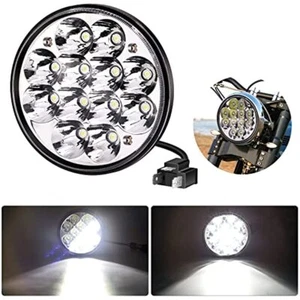 Led Headlight 5.75" 5-3/4" Round Spotlight Projector 36W for Offroad Motorcycle - Picture 1 of 7