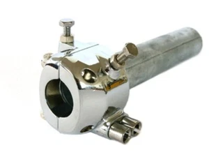 Gasgriff Throttle Twist Grip poignée tournante gaz f. Twins m. Doppelzug Ø22mm - Bild 1 von 2