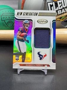 2022 Certified Dameon Pierce New Generation Patch #NGJ-DP /399 Rookie Texans(DT) - Picture 1 of 2