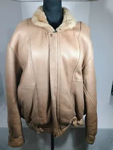 Bomber cappotto originale Shearling garantito originale made in Spain vedi misure - Foto 1 di 17
