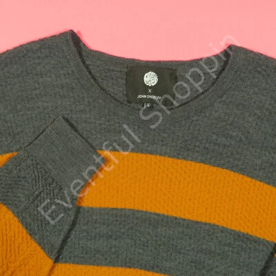 Suéter John Smedley X Pretty Verde Para Hombres L Gris Bronce Lana Tejido Jersey Cuello Redondo Foto 1 de 4
