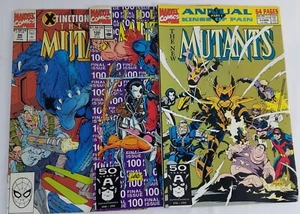 Marvel Comics The New Mutants Lote (#96 1990) (#100 1991) (Anual #7 1991) - Imagen 1 de 7