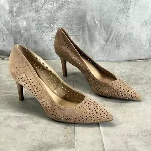 Zapatos sin cordones ALFANI STEP N' FLEX para mujer Sand Jeules perforados punta talla 9 - Imagen 1 de 12