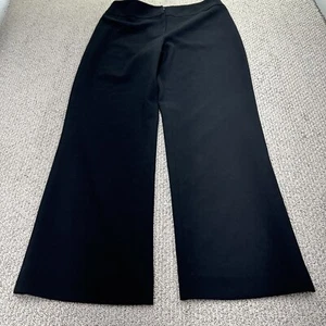 Jones New York Collection Women Black Dress Pants 12 Stretch Lined - Picture 1 of 13