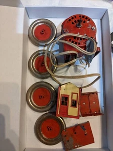 Vintage Ohio Red Constructioneer Wasp elektrischer Aufrichter Motor Räder Schuppen getestet - Bild 1 von 5