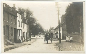 BARKWAY, STREET VIEW - Hertfordshire Postcard, Real Photo - Picture 1 of 2