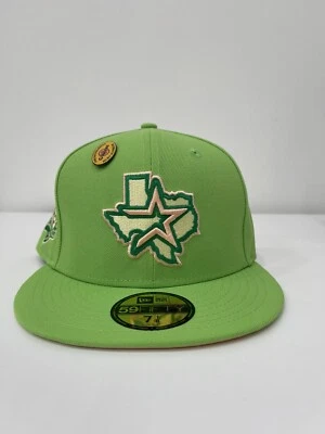 Houston Astros New Era 59Fifty 45th Ann. W/ Pin MLB Fitted Cap Hat Size 7 1/8 - Image 1 of 4