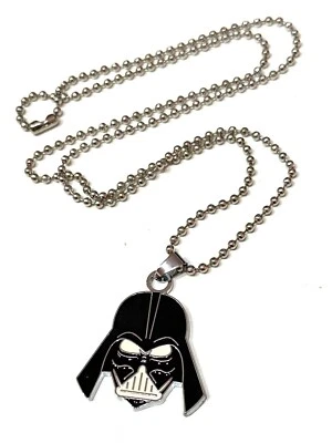 Star Wars Collana Darth Vader Guerre Stellari May The Force Be With You Saga - Immagine 1 di 2