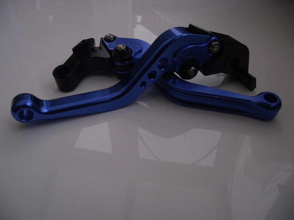 Honda VFR1200 2010-16, CNC levers set short blue alloy & black adjusters F12/H33 - Image 1 of 1