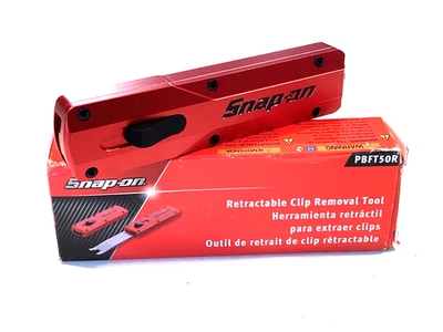 Snap On Tools NEW RED Heavy Duty Aluminum Retractable Clip Removal Tool PBFT50R - Image 1 of 4