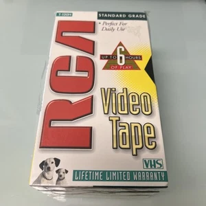 PACK de 3 cintas VHS en blanco abiertas y selladas - RCA T120 ¡Seis horas nuevas!! - Imagen 1 de 6