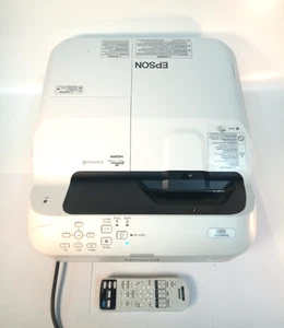 Epson Powerlite 680 Ultra Short Throw 3500 Lumens 3LCD Projector 1798 Lamp Hours - Picture 1 of 8