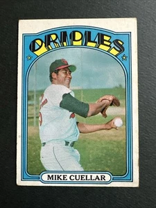 1972 Topps #70 Mike Cuellar Baltimore Orioles EX - Picture 1 of 2