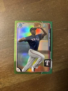 2015 Bowman Chrome Draft "Green Refractor" Eric Jenkins Rookie Card #165, 56/99 - Bild 1 von 4