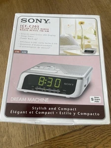 Sony Dream Machine FM/AM Clock Radio ICF-C205 - Picture 1 of 2