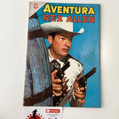 1965 SPANISH MEXICAN COMICS AVENTURA #401 REX ALLEN WESTERN NOVARO MEXICO Foto 1 de 4